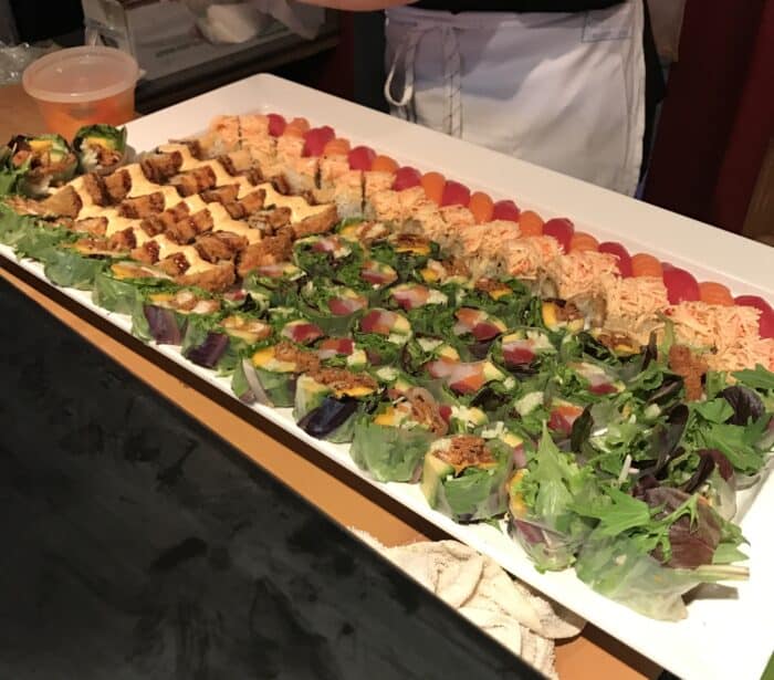 Cater App sushi platter