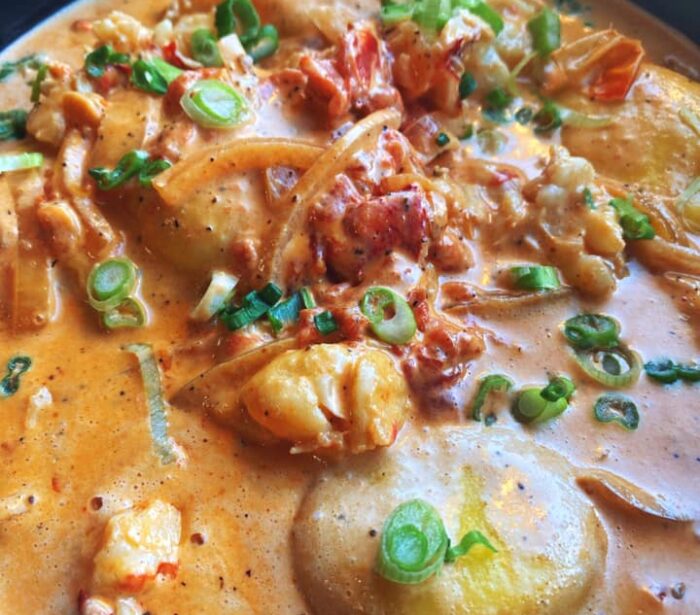 Lobster ravioli