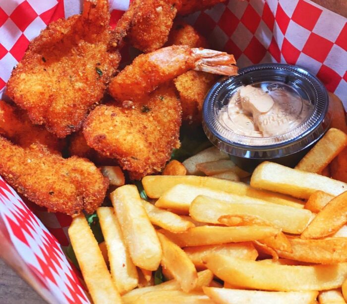 Shrimp and chips